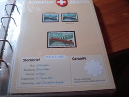 Abart Schweiz 1957 **, Gotthardbahn mit braunem Boden
