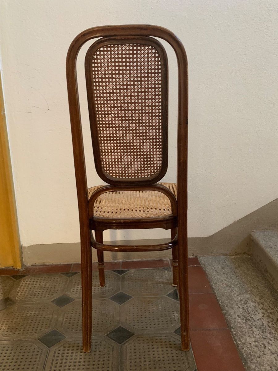 Thonet Stühle: 2 originale THONET Bugholzstühle mit Wiener Geflecht – Gebraucht aus Zollikon von cmf3 5