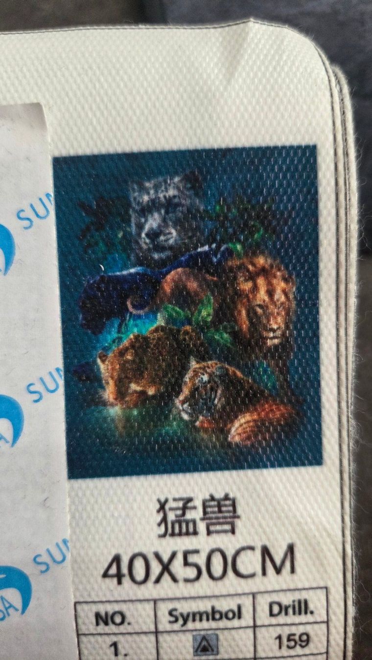 Kit bricolage: Diamond Painting "Big 5" Raubkatzen – Nuovo (secondo la descrizione) da Bösingen venduto da Soene91