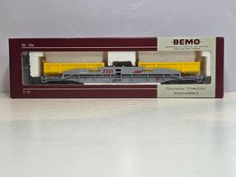 Bemo, 2290111, RhB, Transportwagen mit Aushubmulden, Neu
