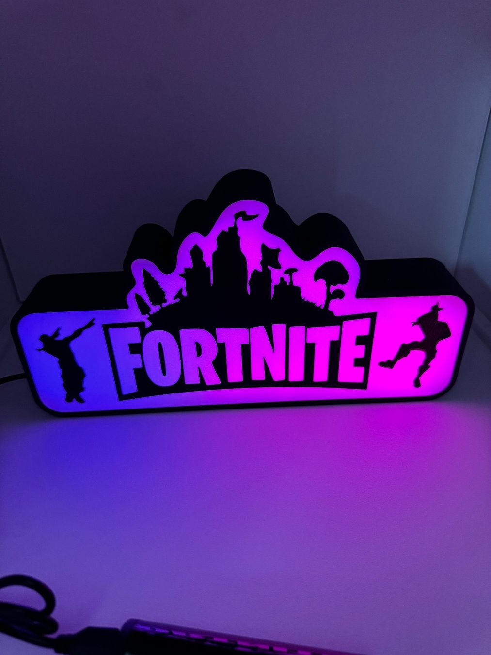 Lampen: Lightbox lumière led RGB Fortnite – Neu (gemäss Beschreibung) aus Vicques von PAMB3D 6