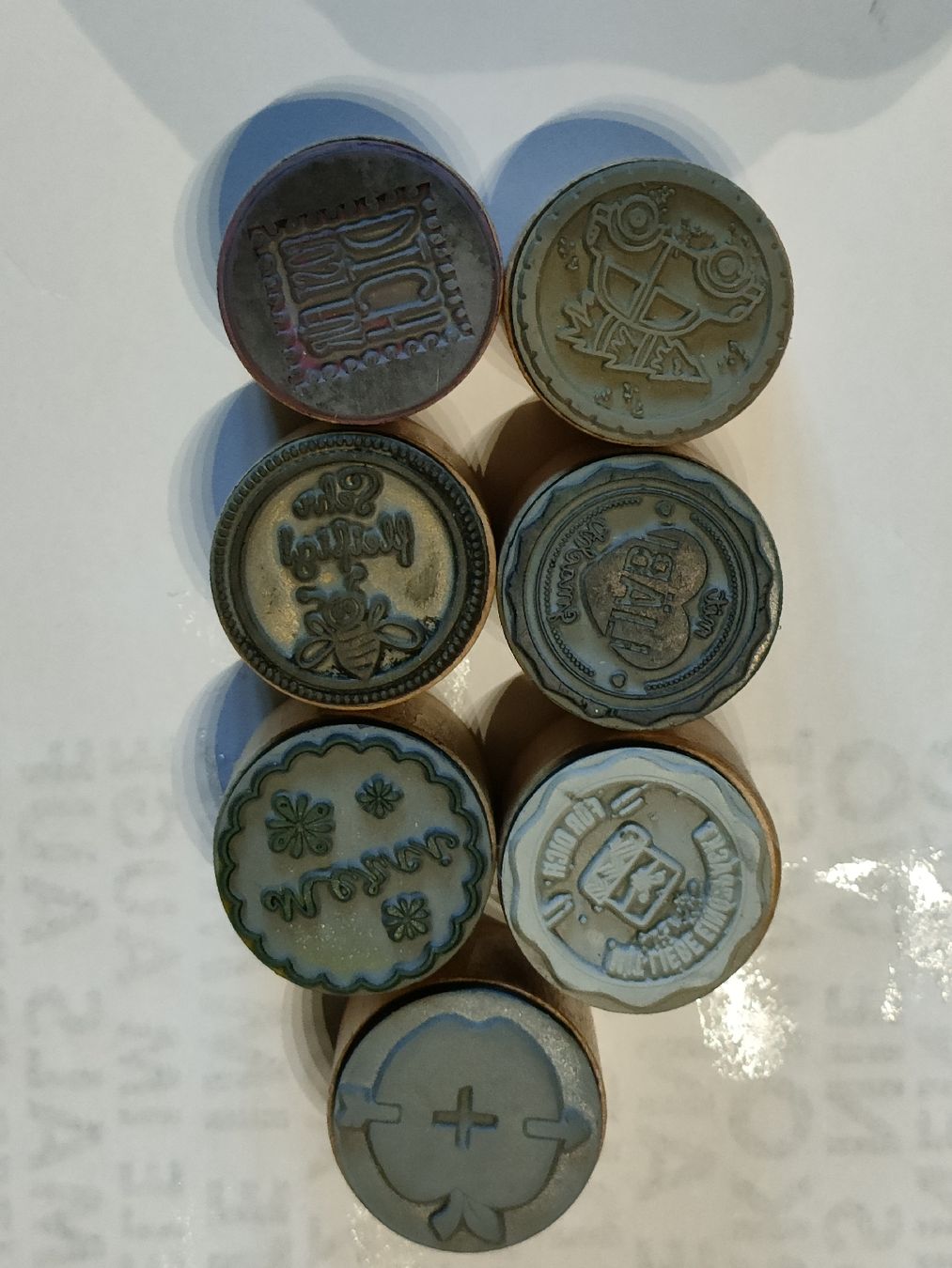 Stempel: Holzstempel Set – Gebraucht aus Scheunen von klare2 1