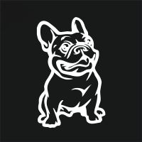 🐶Niedlicher Bulldoggen-Autoaufkleber – Süßer Begleiter!🚗💫