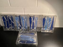 Christbaumschmuck blau Glas Zapfen gebraucht 19 Stk