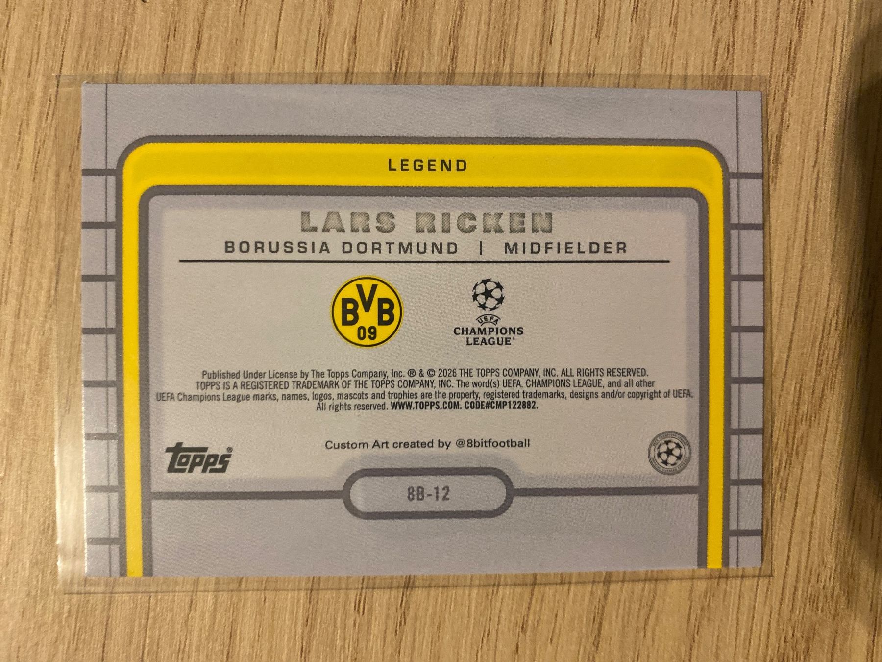 Topps Carte collezionabili: Topps UCC Flagship 25/26 Lars Ricken 8-Bit – Nuovo (secondo la descrizione) da Zürich venduto da BVBWINNER 1