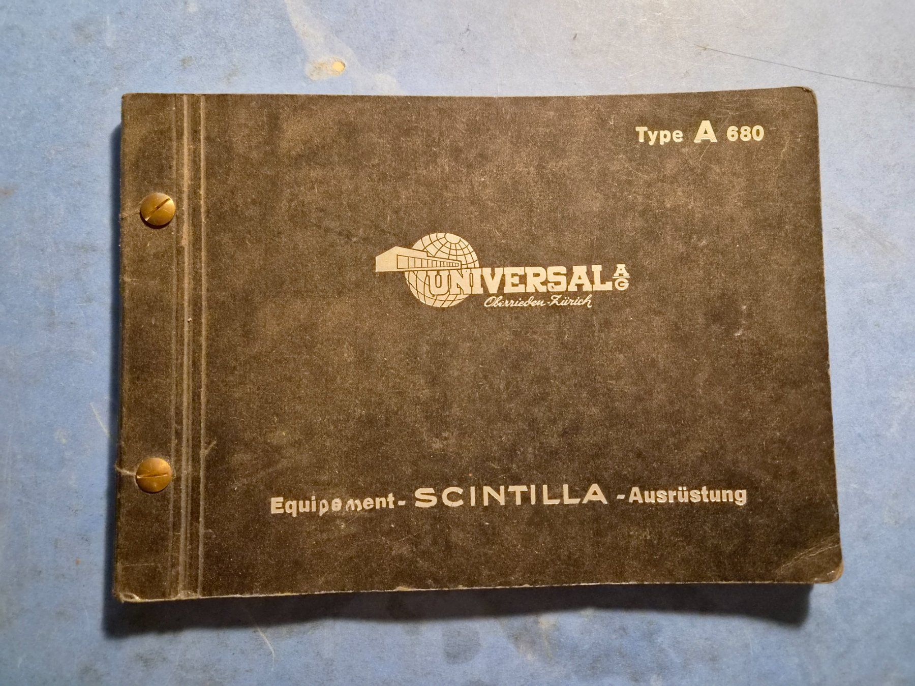 CONDOR UNIVERSAL A 680 BROCHURE VINTAGE COLLECTION (Gebraucht) in ...