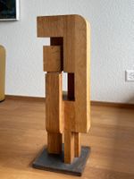 Felix Stöckli Skulptur in Holz, sehr massiv