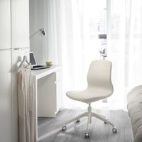 IKEA LÄNGFJÄLL Konferenzstuhl beige/weiss