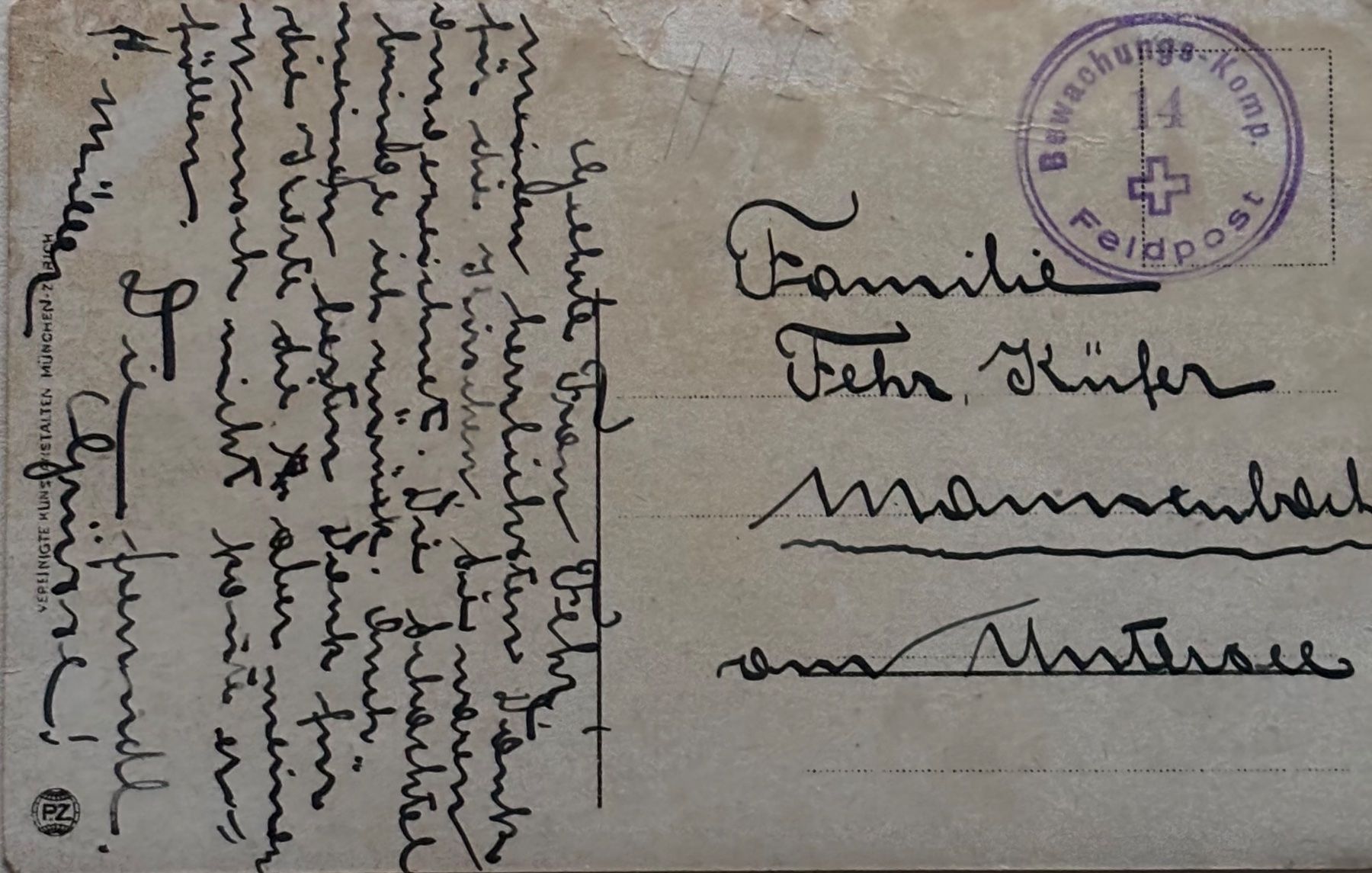 Cartoline postali: Konstanz, Zeppelin, Bewachungs Komp. Militär – Usato da Frauenfeld venduto da Merk52 1