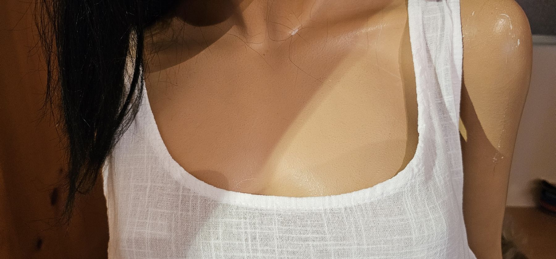 Vestiti: weisses Leinenkleid one size – Usato da Ferden venduto da jemyce 3