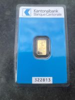 Kantonalbank Goldbarren 1g 999.9 neu und originalverpackt