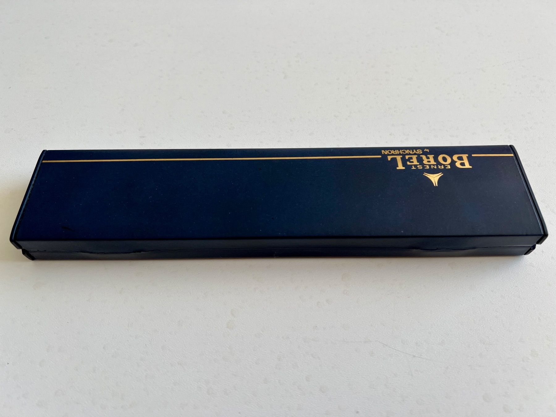 Orologi: ERNEST BOREL by Synchron vintage long blue box – Usato da Mont-sur-Lausanne venduto da vmi_ym5l 4
