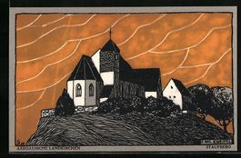 sign. Carl Zweifel: Staufberg, Blick zur