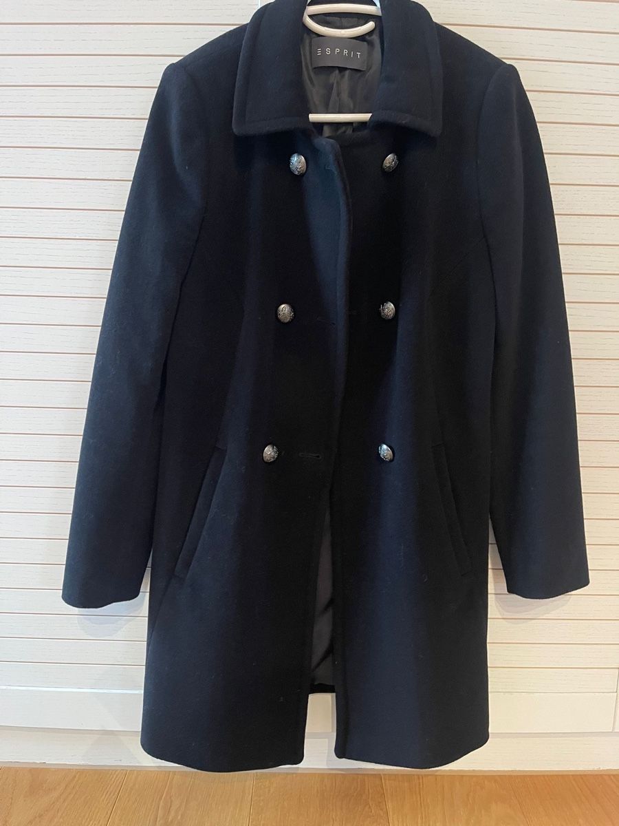 Esprit Cappotti: Schwarzer Esprit Wollmantel – Usato da Hergiswil NW venduto da qeli_04 4