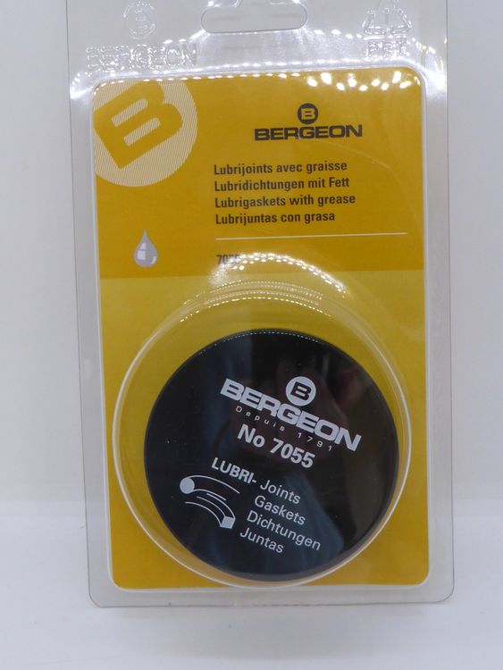 Graisse Silicone Bergeon 7055 – Lubrijoints 12 Ml, Avec Chiffon Microfibre, Anti-corrosion