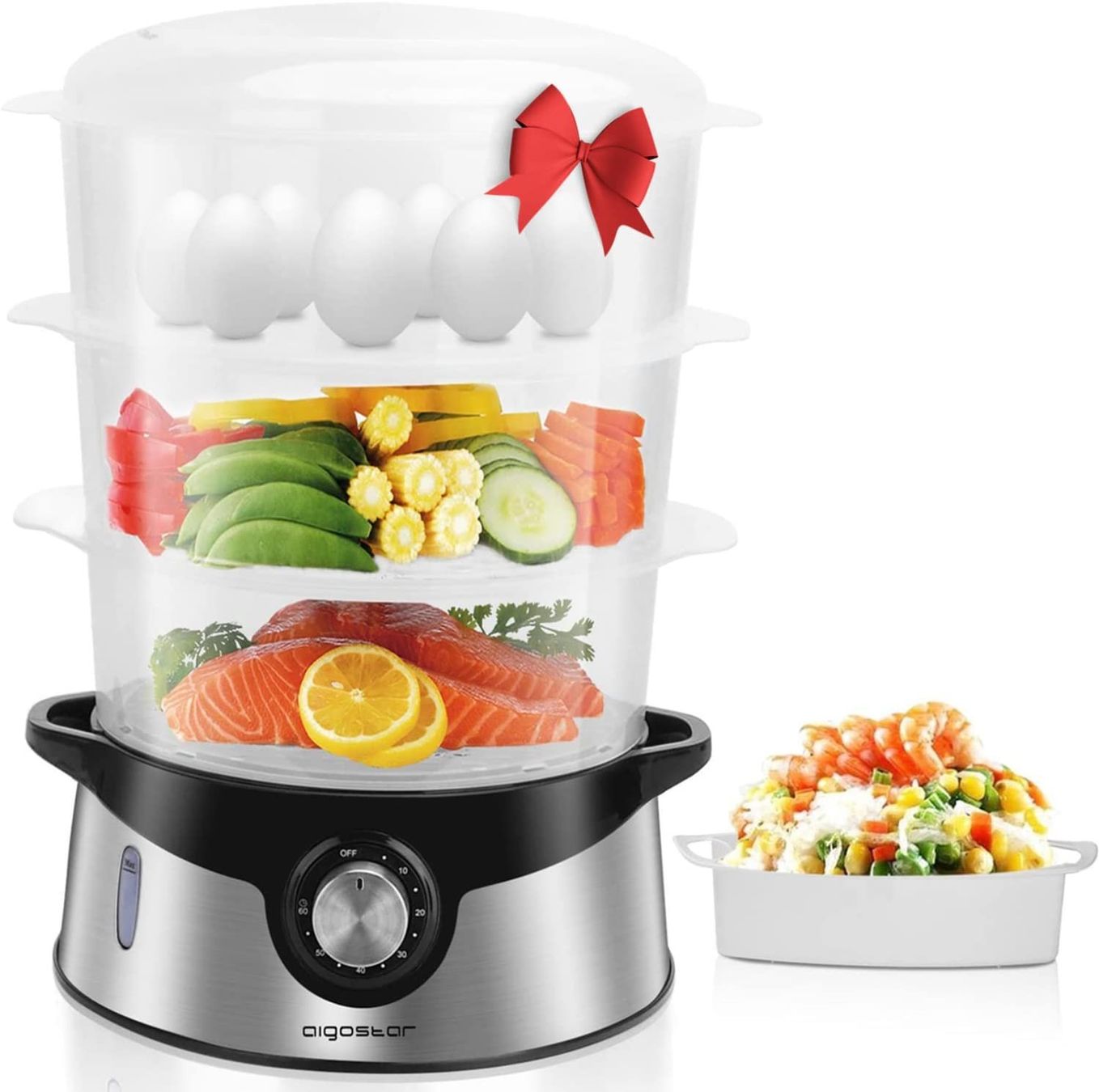 Elettrodomestici da cucina: Dampfgarer 800W – Nuovo e nell'imballaggio originale da Reiden venduto da Shop-Sale 8