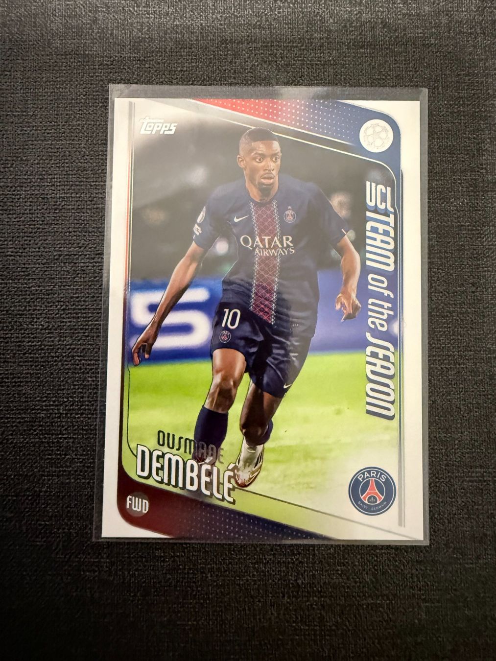 Topps Carte collezionabili: Topps Ousmane Dembele Paris Saint-Germain – Usato da Burgdorf venduto da Sports_Cards_3400