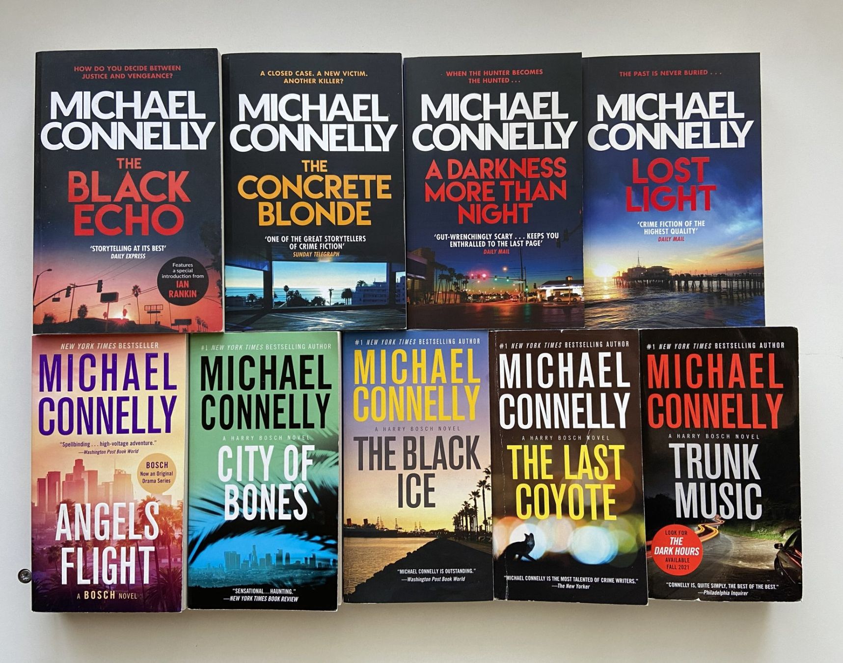 Bücher: Michael Connelly - 9  Harry Bosch Thriller in Sequence – Gebraucht aus Baden von campari66