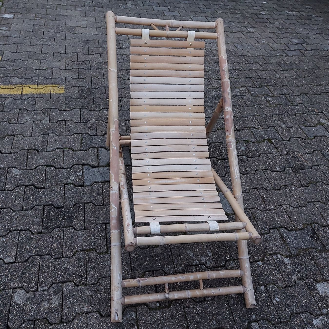 Sedie a sdraio: Vintage Bambus Liegestuhl - super und elegant – Usato da Schlieren venduto da Norauro 6