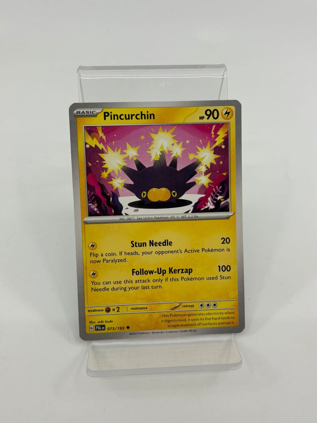 Pokémon Carte collezionabili: Pokemon Pincurchin 073/193 – Usato da Herisau venduto da Pokemon2026