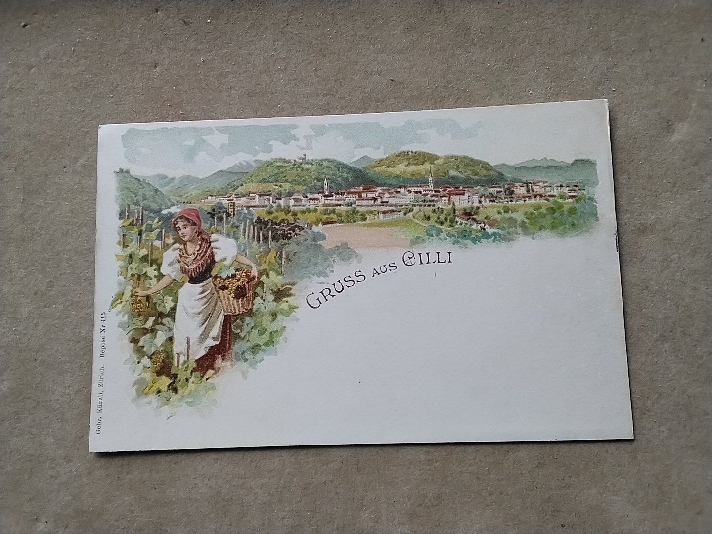 Cartoline postali: AK Gruss aus Cilli Antik – Usato da Biel/Bienne venduto da taki25