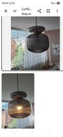 Hängelampe Pendelleuchte Rauchglas Messing modern Lumimart