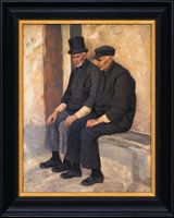 Niederländisches Ölgemälde, ca. 1910