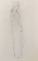 Gerhard Marcks    "Gewandfigur"  STRICHÄTZUNG