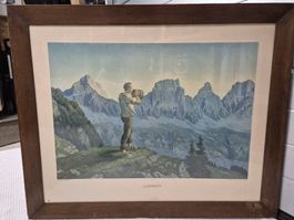 Historischer Druck "Alpsegen"
