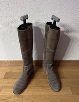 Gabor Damenstiefel aus Wildleder Braun/Taupe Gr. 39 