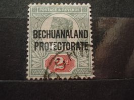 alte Marke England, Üdruck Bechuanaland, Protectorate o