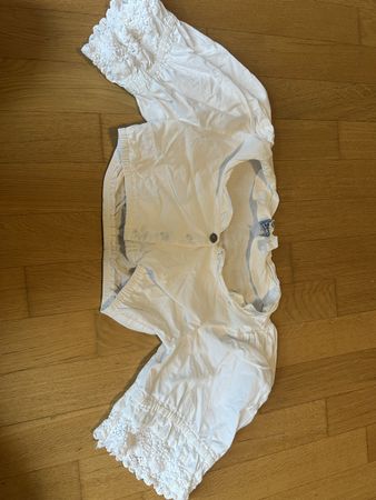 Dirndlbluse Gr. 34 weiß