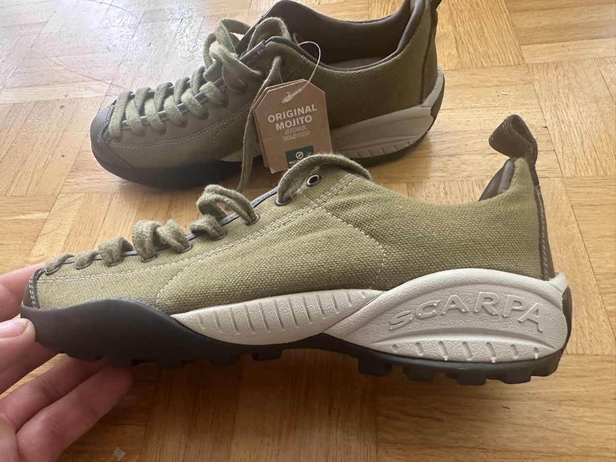 Scarpa Scarpe da uomo: Scarpa Mojito SW Convas Unisex, Olive, 36 1/2 – Nuovo e nell'imballaggio originale da Neuchatel venduto da feta_ze 1