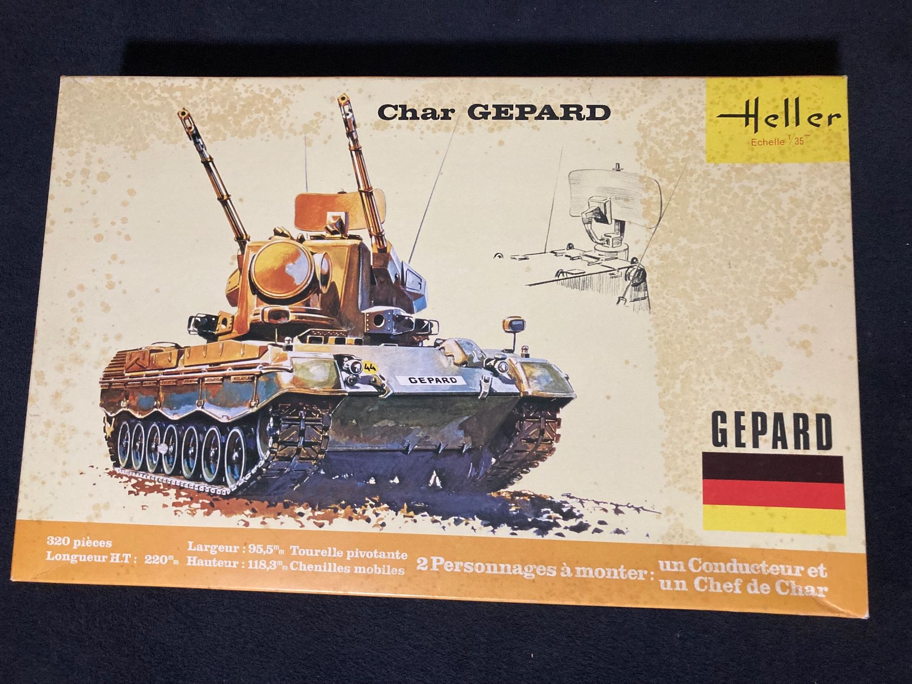 Heller Kit di modellismo & Modellini statici: Gepard CHAR/Panzer von Heller – Nuovo (secondo la descrizione) da Münchenstein venduto da Patience