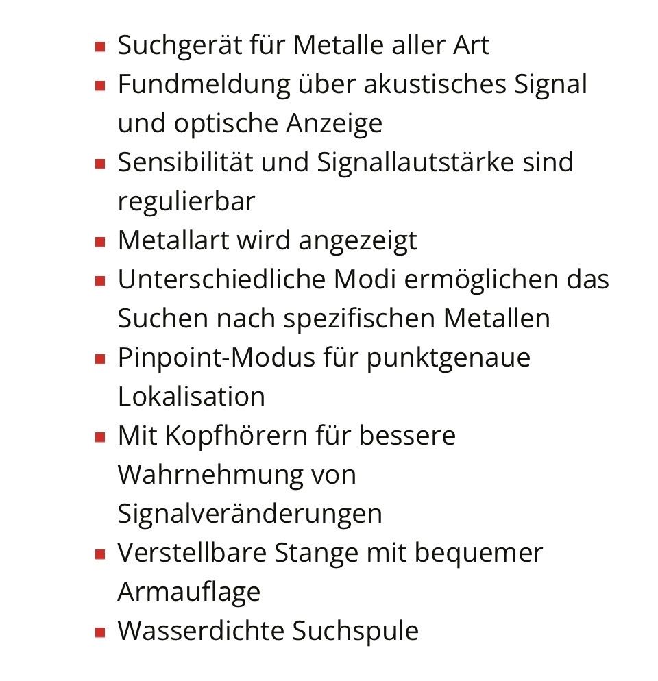 Tous les outils: Einsteiger Metalldetektor  – D'occasion à Hergiswil b.Willisau par Bombardier02 2