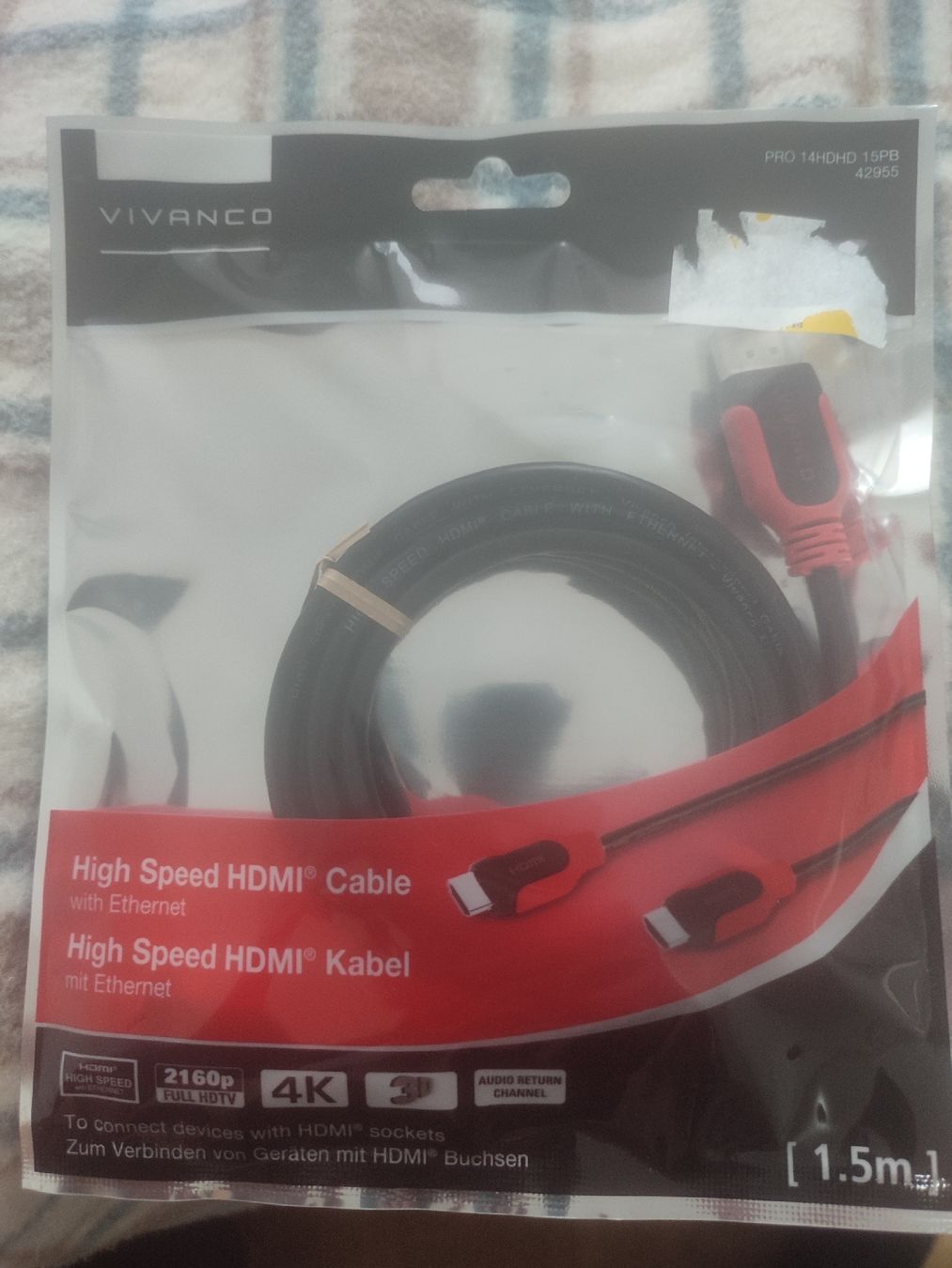 Cavi: HDMI Kabel 4K NEU – Nuovo e nell'imballaggio originale da Waltenschwil venduto da Bodensee84