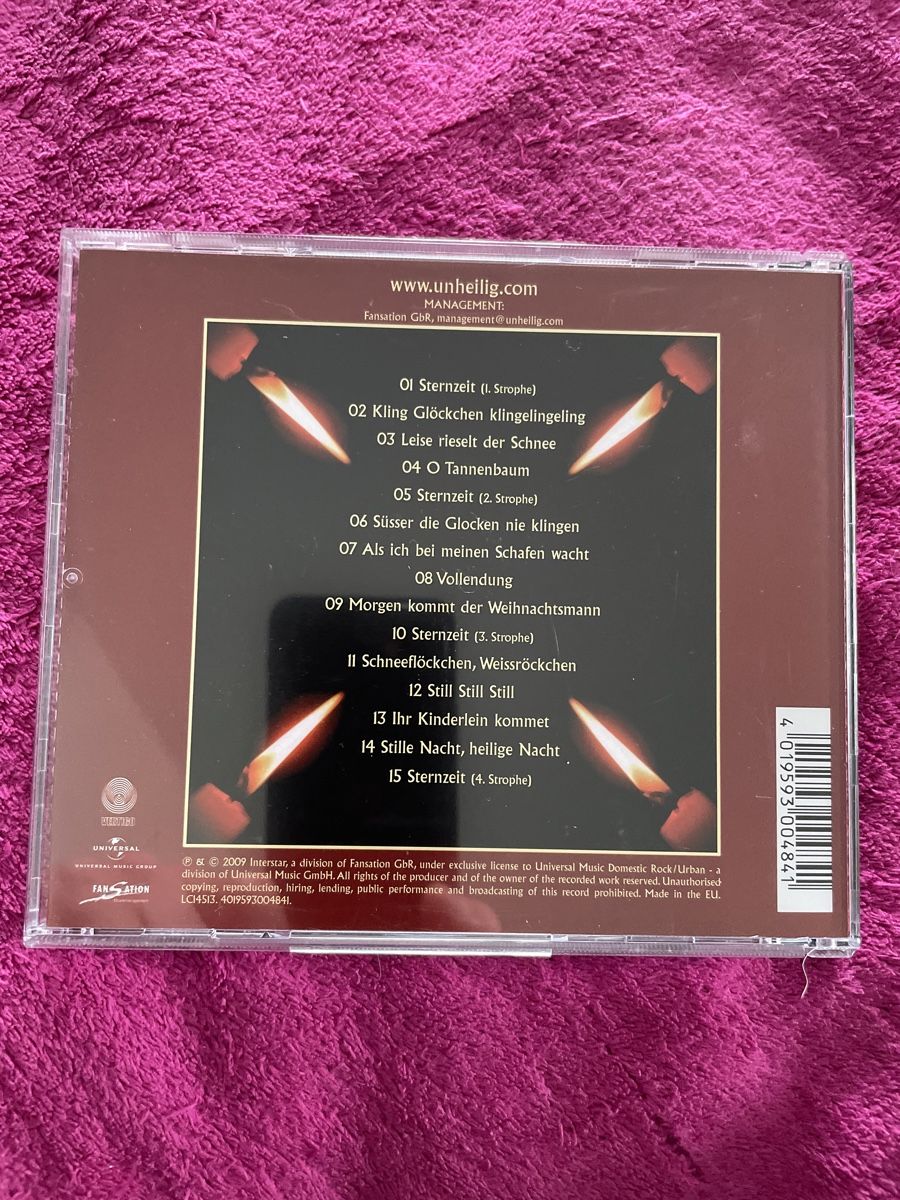 CD: CD Unheilig Frohes Fest – Usato da Unterkulm venduto da EmanuelG01 1