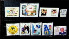 AFRIQUE MAROC TIMBRES NEUFS** 2003-06. COTE 15.40 € /MAI220