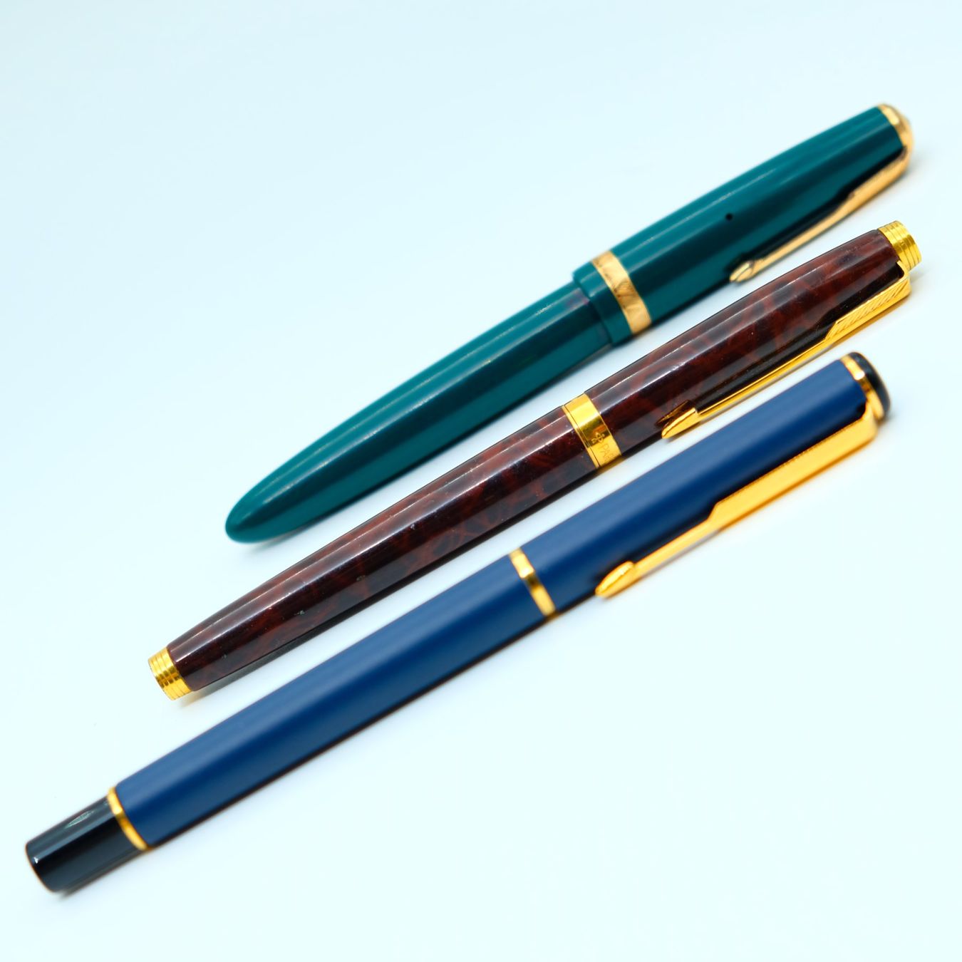Parker Penna & Evidenziatori: 8x Parker Set - Parker Duofold & Sonnet Set 14K – Usato da Volketswil venduto da brockipfannenstil 3