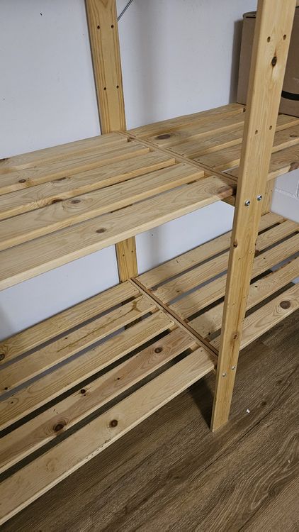 Ikea HEJNE Regal aus Holz, 3 Elemente, ideal für Keller Kaufen auf
