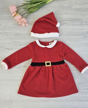 H&M Samichlaus Kleid mit Mütze, Grösse 86/92,Top Zustand!