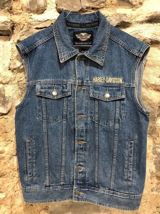 gilet jean harley davidson