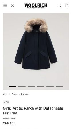 Woolrich Arctic Parka Daunenmantel girls 10 Y NEW