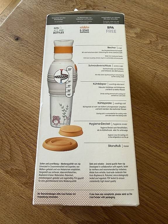 Pasti del neonato: Fläschchenwasser-Abkühler – Nuovo (secondo la descrizione) da Altdorf UR venduto da fare01 3