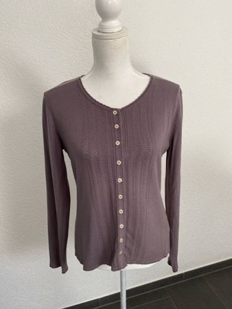 Sorgenfri Strickjacke lila Langarm Gr. L sehr guter Zustand