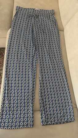 Raphaelo Rossi  nlHosen  blau/ weiss   Grösse 38 neuwertig