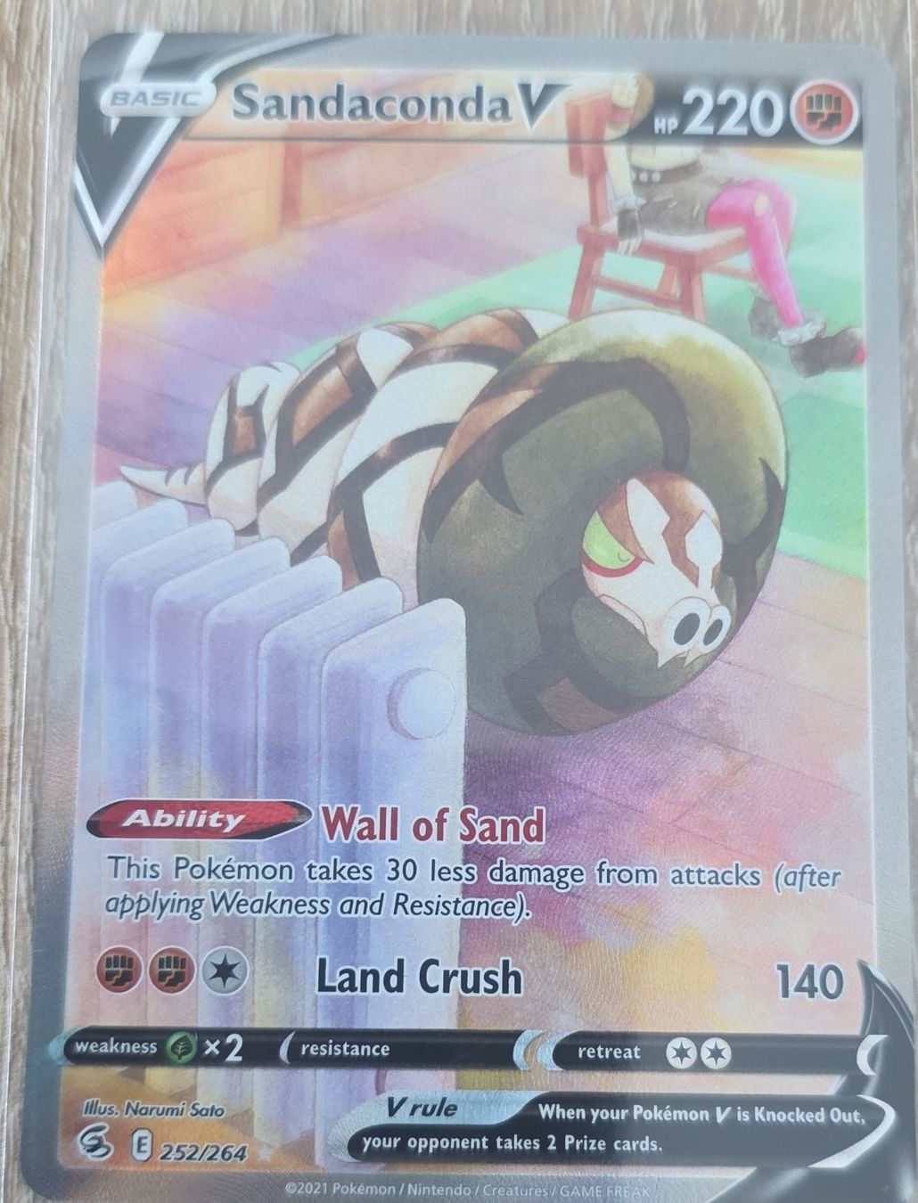 Pokémon Carte collezionabili: Pokémon Sandaconda V – Usato da Massagno venduto da Arj87
