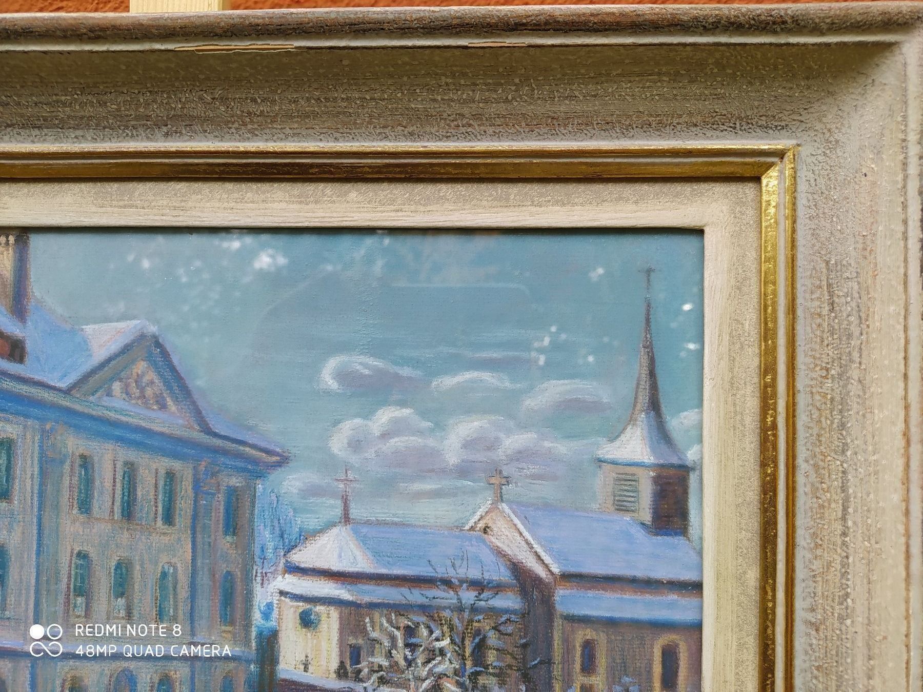 Dipinti: Stadtszene im Winter, signiert datiert. – Usato da Bretzwil venduto da nefith 5