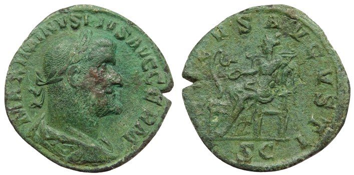 Tutti le monete: MAXIMINUS I Thrax AE Sestertius – Usato da La Sarraz venduto da classicworldcoins
