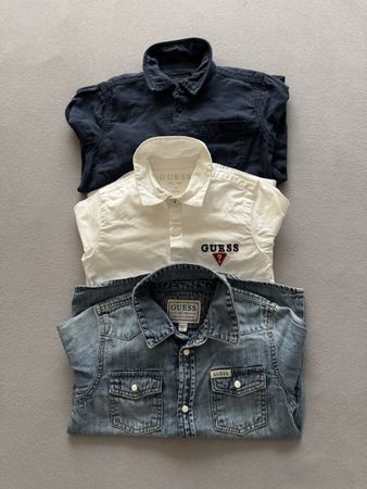 3 Hemden von Guess, Grösse 104, Top Zustand!